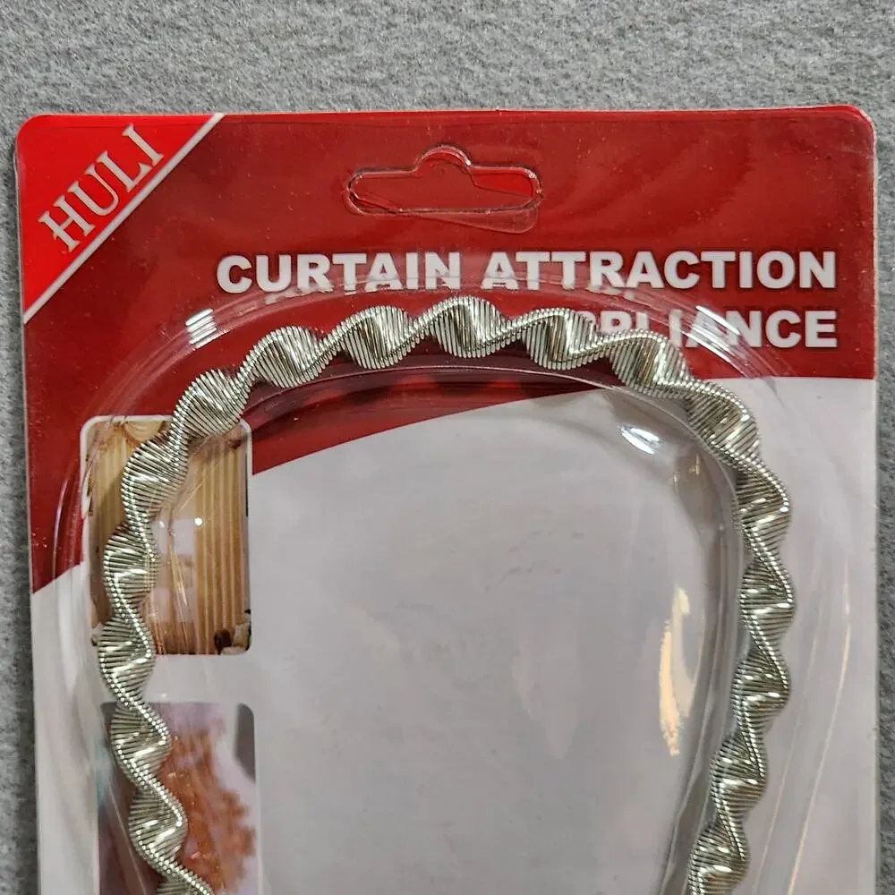 Magnetic Curtain/Drape Tie Back Holder Window Home Decor Set of 2 HULI NIP